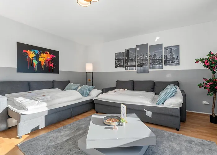 Apartment Premium - 12 People - Fully Equipped - 2 Min Station Duisburg